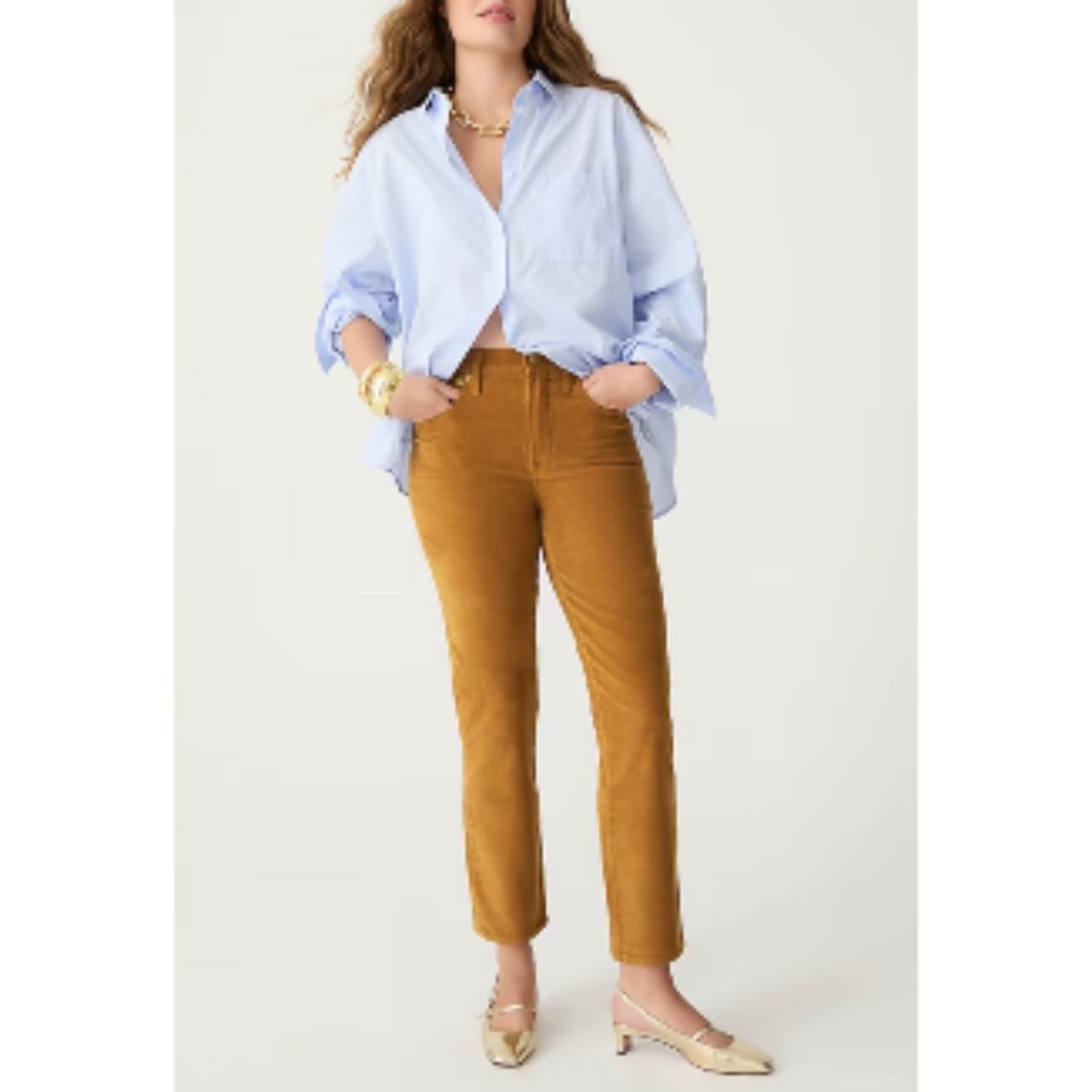 New J.Crew Vintage Slim-Straight Corduroy Pant